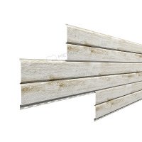 Сайдинг металл. "LбрусXL" 0.36*3м ECOSTEEL МА-01 Беленый Дуб матовый (0,5мм)