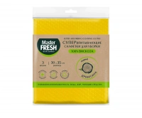 Салфетки супер-впитывающие Мастер Фреш вискоза 100% 30*34см, 3шт