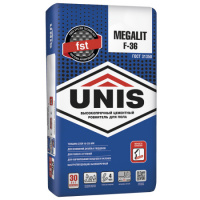Ровнитель UNIS Megalit F-36 высокопрочный 25кг  слой 10-250мм  (48)
