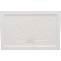 Поддон для душа акриловый QR121 Cerutti SPA прямоугольный (120х80x12),без сифона
