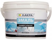 Эмаль акриловая матовая Лакра  2,5кг купить в каталоге интернет магазина СМИТ с доставкой по Улан-Удэ