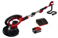 Шлифмашина для стен и потолка Einhell PXC TE-DW 18В/225мм, +1акк 5,2Ач +ЗУ 4А +кейс (4259990SET)