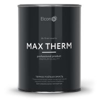 Эмаль термостойкая Elcon Max Therm серая 400С, 0,8кг (12)