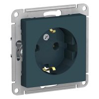 Розетка 1гн с/п с з/к Изумруд AtlasDesign ATN000843 (10/60)
