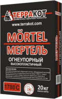 Раствор Терракот для кладки печей Мертель огнеупорный 20кг