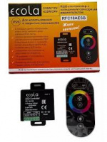 Контроллер Ecola 12V 216W(24V 432W) 18A RGB с кольцевым сенсорным черным радиопультом RFC18AESB