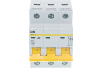 Выключатель-автомат IEK ВА 47-29 3P 10A 4,5кА хар-ка C