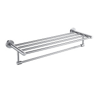 Полка для полотенца с опорой большая, с белой мозаикой арт 3242 GFmark