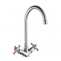 Смеситель для мойки VODA Ladoga,поворотный излив, арт. LDG519