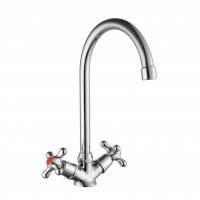 Смеситель для мойки VODA Ladoga,поворотный излив, арт. LDG519