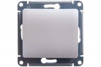 Выключатель 1 кл с/п Перлам Glossa GSL000611 (20/160)