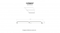 Сайдинг металл. "LбрусXL-Plus" 0.36*3м ECOSTEEL T-01 Золотой дуб текстур. (0,5мм) купить в каталоге интернет магазина СМИТ с доставкой по Улан-Удэ