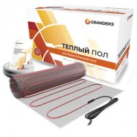 Теплый пол (мат)  двухжильный Grandeks G2-1350-9,0кв.м.(без термостата,под кафель)