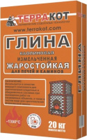 Раствор Терракот для кладки печей на основе Глины каолиновой 20кг