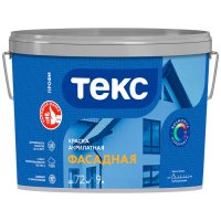 Краска фасадная Текс Профи акрилатная D 9 л