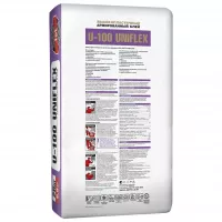 Клей для плитки UNIS PolymerGEL U-100 25кг  С2 ТE  (48) купить в каталоге интернет магазина СМИТ с доставкой по Улан-Удэ