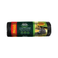 Мешки для мусора Мастер Фреш MFGB120–10R XXL суперпрочные 120 литров, 10 штук