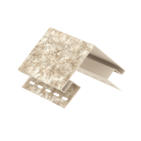 Наружный угол Ю-Пласт Стоун-Хаус Кварцит 3050мм Светло-бежевый