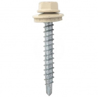Саморез кровельный 4,8*35 RAL 1014 (слоновая кость)