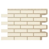 Панель фасадная НЕЛЬСОН ОБЛИЦОВОЧНЫЙ КИРПИЧ (920х630мм) 0,579м2 RS  (Белый) 