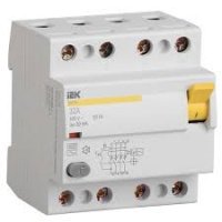 УЗО IEK ВД1-63 4Р 32А 30мА характеристика С