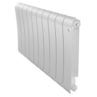 Радиатор биметал. Royal Thermo Infinity 500 10 секций Bianco Traffico 500/90 (1720 Вт)