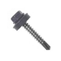 Саморез кровельный 4,8*50 RAL 7004 серый