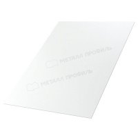 Плоский лист 1,25*3,0м арт.9003 ярко-белый (в пленке)