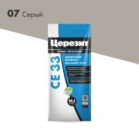 Затирка для швов Церезит CE33 серая 2 кг
