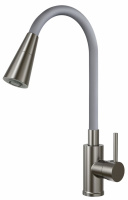 Смеситель для мойки ESKO Кухня/Kitchen,гибкий излив, графит,арт.K47GMG