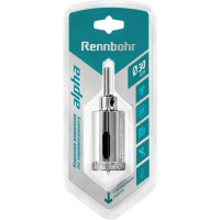 Коронка алмазная с центрующим сверлом по керамике 30мм "Rennbohr" (676230)