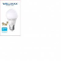 Лампа светодиодная  шар A60 9W Е27 нейтральный белый свет WELLMAX 4К купить в каталоге интернет магазина СМИТ с доставкой по Улан-Удэ