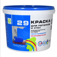 Краска в/д Интерьерная Радуга 29 для стен и потолков  3,5кг