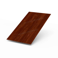 Плоский лист 1,25*2,0м ECOSTEEL (ЭС-01Мореный дуб-0.5) глянц.(в пленке)