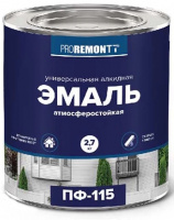 Эмаль ПФ-115  PROREMONTT 2,7 кг белая глянцевая (3)