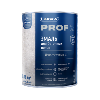 Эмаль для бетонных полов Лакра красная RAL3009, 0,8кг (10)