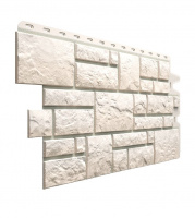 Панель фасадная Docke Burg 1070*470мм (Белый) 0,42 м2