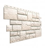 Панель фасадная Docke Burg 1070*470мм (Белый) 0,42 м2