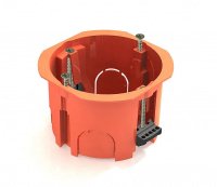 Подрозетник для г/к 65x45 мм IP20 с пласт. зажимами GE40022