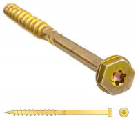 Саморез конструк. 8*140 желт. шестигр. голова Torx 40 HIMTEXfix (Р)