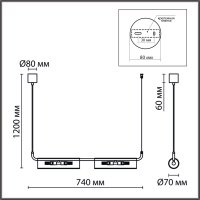 Люстра-подвес TORONTO 6560/4 золотой/прозр./металл/стекло G9 4*20W 220V купить в каталоге интернет магазина СМИТ с доставкой по Улан-Удэ