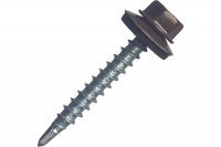 Саморез кровельный 4,8*50 RAL 8017 (2500шт) промтара