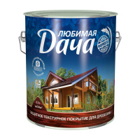 Антисептик лессирующий алкидный п/мат Любимая дача белый 2,7л (4)