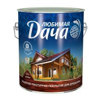 Антисептик лессирующий алкидный п/мат Любимая дача бесцветный 2,7л (4)