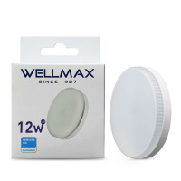 Лампа светодиодная  GX53 12W нейтральный белый свет WELLMAX 4К