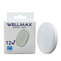Лампа светодиодная  GX53 12W нейтральный белый свет WELLMAX 4К