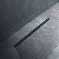 Трап линейный AM.PM MasterFlow,универсальный затвор Slim line 60см цвет черн мат,W01SC-S11-060-05BM