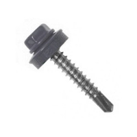 Саморез кровельный 4,8*35 RAL 7004 (3000шт) промтара