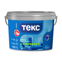 Краска в/д Для Потолка Текс Профи 9л 