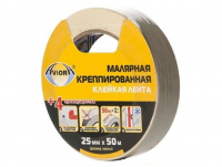 Скотч малярный 25мм*50 м AVIORA 304-007 (36шт/уп)